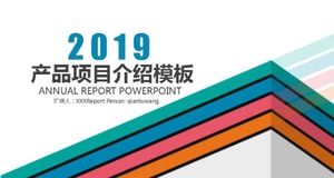 Template ppt pengenalan proyek produk