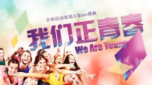 Kurumsal etkinlik planlama planı ppt şablonu