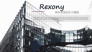 szablon pokazu slajdów w obcym tle