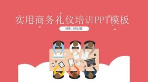 Practical business etiquette training ppt template