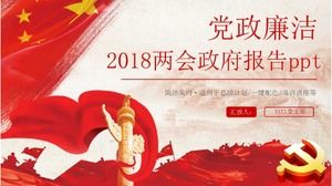 2018 iki oturum hükümet raporu ppt şablonu