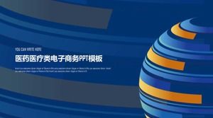 Medyczny i medyczny szablon PPT e-commerce