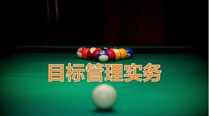 Șablon PPT universal pentru coperta de biliard creativ