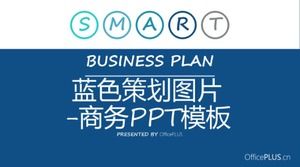 Blaues Planungsbild - Business-PPT-Vorlage