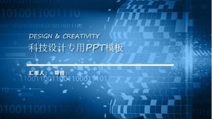 Spezielle PPT-Vorlage für Technologiedesign