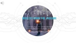 Edukacyjny szablon pokazu slajdów do pobrania_Innowacje technologiczne