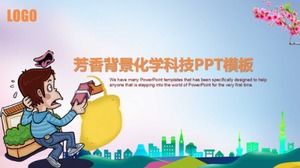 Aromatic background chemical technology PPT template