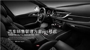 自動車販売管理計画pptテンプレート