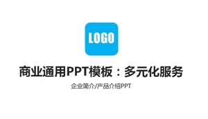 Template PPT Umum Bisnis: Layanan Diversifikasi