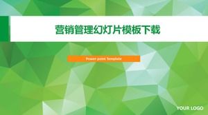 Téléchargement du modèle de diaporama de gestion du marketing