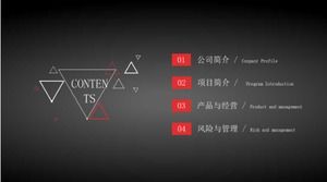 Üniversite PPT şablonunun üst yönetimi