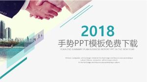 Download gratuito del modello PPT del gesto