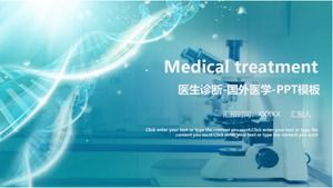 Diagnoza lekarza-medycyna zagraniczna-szablon PPT