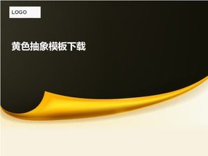 Unduhan template abstrak kuning