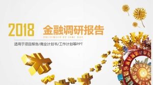 Șablon ppt de raport de cercetare financiară