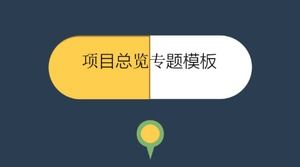 PPT模板下载_项目概述专题
