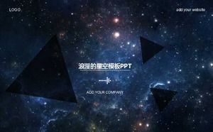 로맨틱 별이 빛나는 하늘 템플릿 PPT