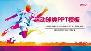 Piłka sportowa szablon PPT
