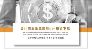 Download del modello ppt di pianificazione della carriera contabile