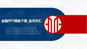 Download do modelo de PPT financeiro_Câmbio de moeda de ouro