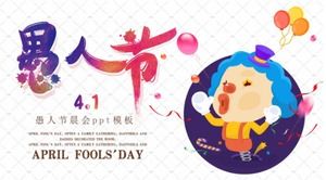 Modèle ppt de réunion du matin du poisson d'avril