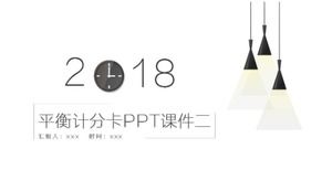 Czarno-białe tło logo szablon PPT do pobrania