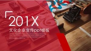 Templat ppt publisitas perusahaan budaya