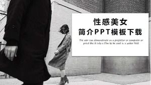 Télécharger le modèle PPT de profil de beauté sexy