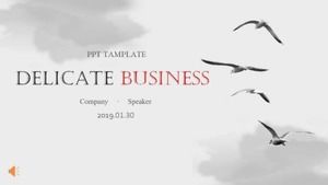 Fondo de mercado de plantilla PPT - planificación de estrategia de marketing