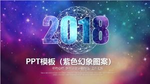 Modello PPT (modello fantasma viola)