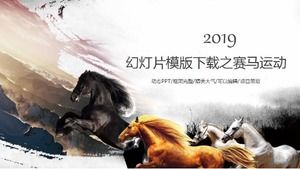 Unduh template slideshow untuk pacuan kuda