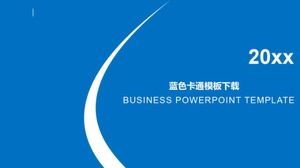 téléchargement de modèle de dessin animé bleu