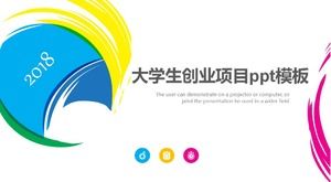 Modello ppt di progetto imprenditoriale per studenti universitari