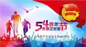 4 Mayıs Gençlik Günü etkinlik planı ppt şablonu