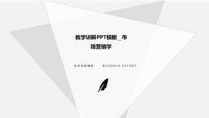 Mengajarkan penjelasan template PPT__Marketing