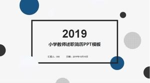 Șablon PPT de CV raport profesor de școală primară