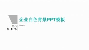 Template PPT latar belakang putih perusahaan
