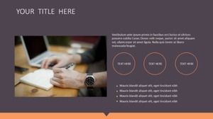 Modèle de diaporama d'arrière-plan à pois gris foncé