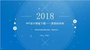 Pobierz szablon projektu PPT - piękna kula