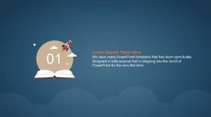 절묘한 만화 스타일 PPT 템플릿 다운로드