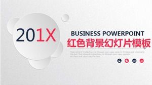 赤い背景のスライドショーテンプレートのダウンロード
