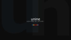 Dinamik PPT şablon indirme (siyah stil)