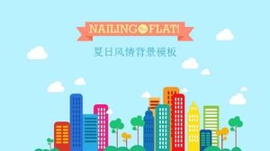 modelo de plano de fundo de estilo de verão