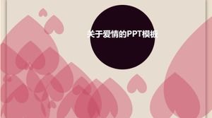 PPT template about love