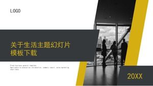 Informazioni sul download del modello di presentazione del tema della vita