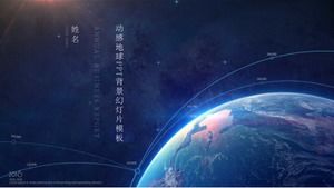 Template slideshow latar belakang PPT Earth Dinamis