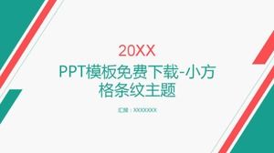 unduhan gratis template ppt - tema garis persegi kecil