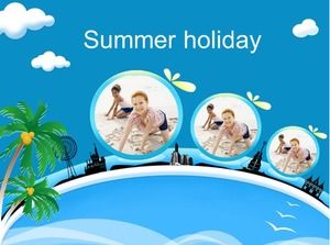 冲浪美国 - 外国人物 - PowerPoint模板