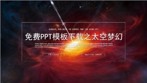 Download gratuito di modelli PPT spazio sogno