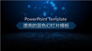 เทมเพลตสไลด์โชว์สีน้ำเงินที่สวยงาม